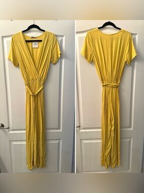 Maia Hemera Italy Jumpsuit with Self-Tie Waist S